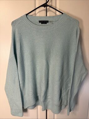 Alice + Olivia Pastel Blue Crewneck Sweater